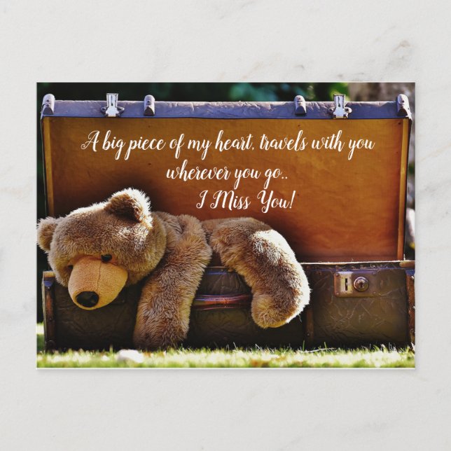 Teddy Bear Postcard (Front)
