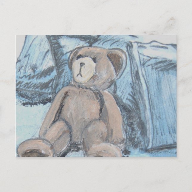 Teddy bear postcard (Front)