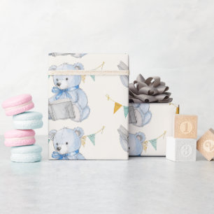Teddy Bear reading a book Wrapping Paper