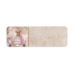 Teddy Bear Return Address Label
