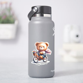 Teddy Bear riding a Bicycle