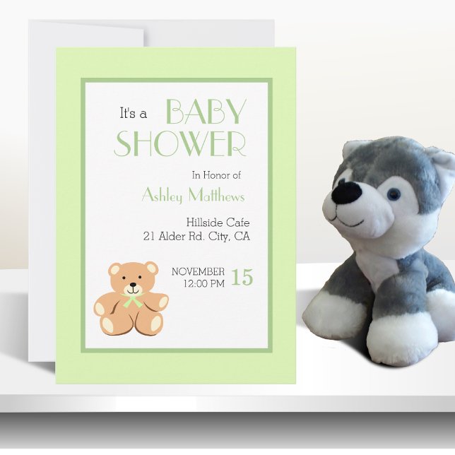 Teddy Bear Shower  Invitation (Creator Uploaded)