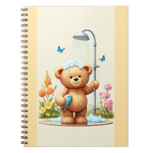 Teddy Bear Shower Notebook