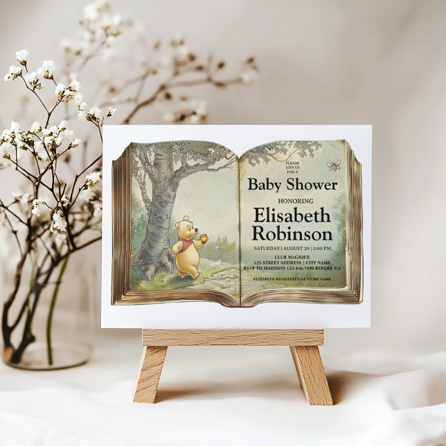 Teddy Bear Shower Personalised Invitation (Creator Uploaded)