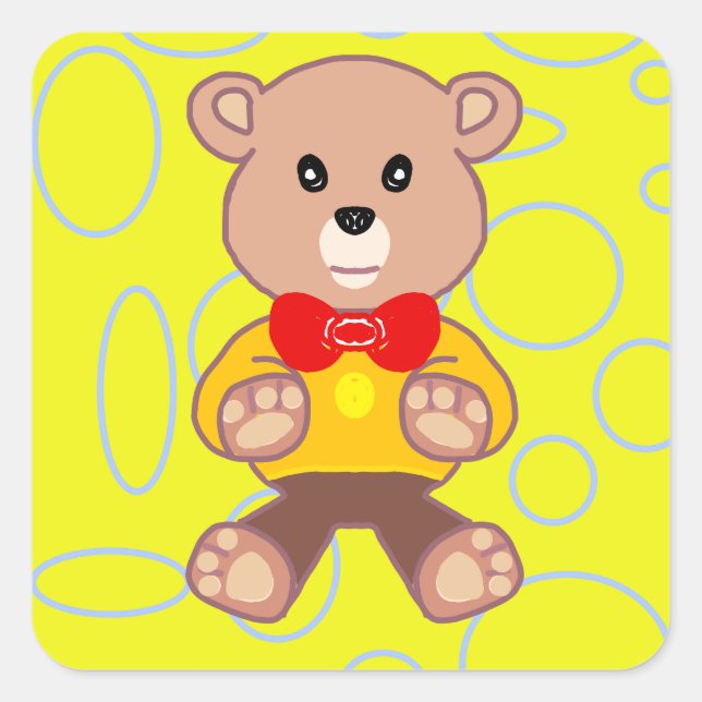 Teddy Bear Sticker (Front)