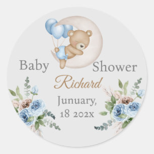 Teddy Bear sticker for boy