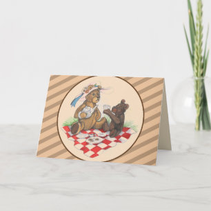 Teddy Bear Tea Party Card