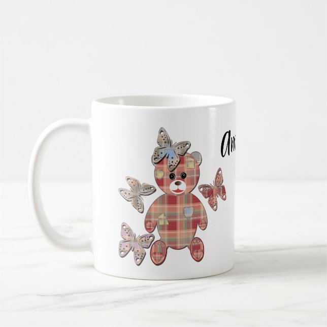 Teddy bear, Teddy bear Coffee Mug (Left)