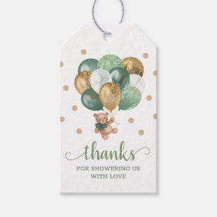Teddy Bear Thank You Baby Shower Favours Gift Tags