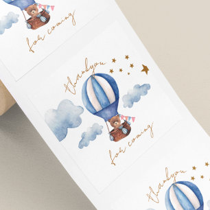 Teddy Bear Thankyou For Coming Square Sticker