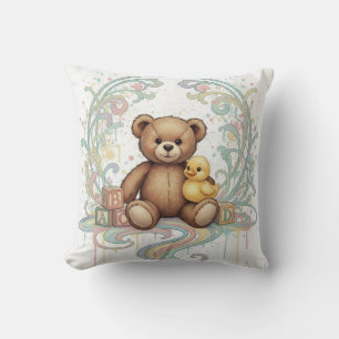 Teddy Bear Throw Cushion