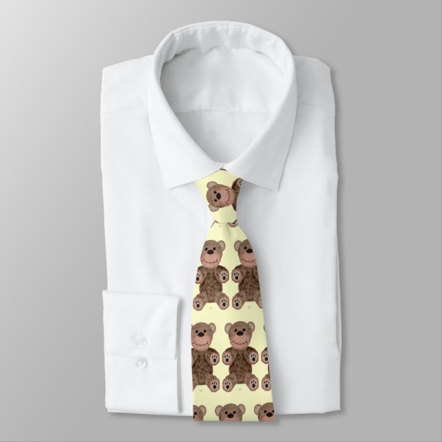 Teddy Bear Tie (Tied)