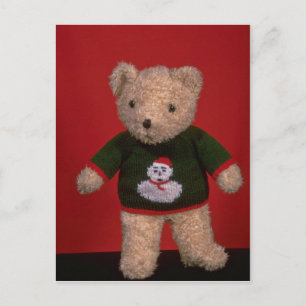 Teddy bear toy for kids postcard