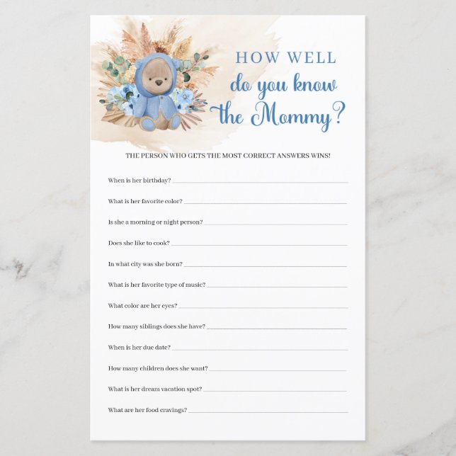 Teddy bear tropical How Well Do You Know The Mummy (Front)