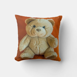 Teddy bear up close cushion