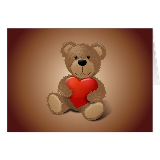Teddy Bear Valentine (Front Horizontal)
