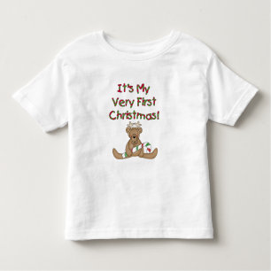 Teddy Bear Very 1st Christmas Tshirts and Gifts