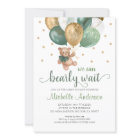 Teddy Bear We Can Bearly Wait Baby Shower