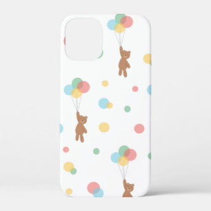 Teddy Bear with Balloons iPhone 12 Mini Case