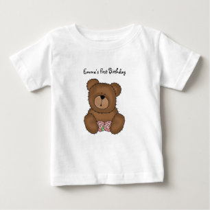 Teddy Bear with Flowers Infant T-Shirt