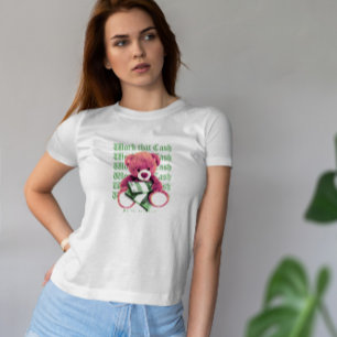 Teddy Bear With Money  T-Shirt