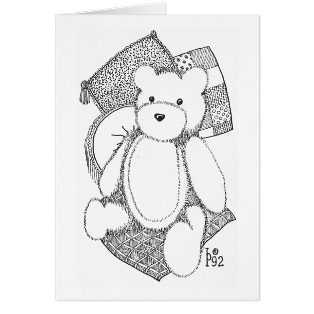 Teddy Bear with Pillows (Front)