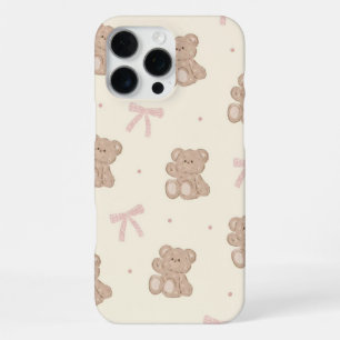 Teddy Bears and Bows iPhone 16 Pro Max Case