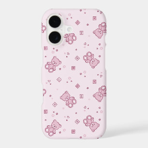 Teddy bears background Pink