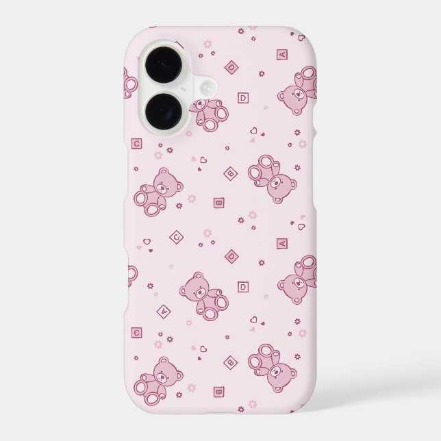 Teddy bears background Pink (Back)