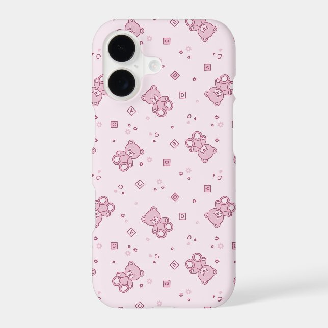 Teddy bears background Pink (Back)
