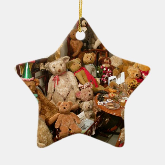 Teddy Bears Collectors Paradise Ceramic Tree Decoration (Front)