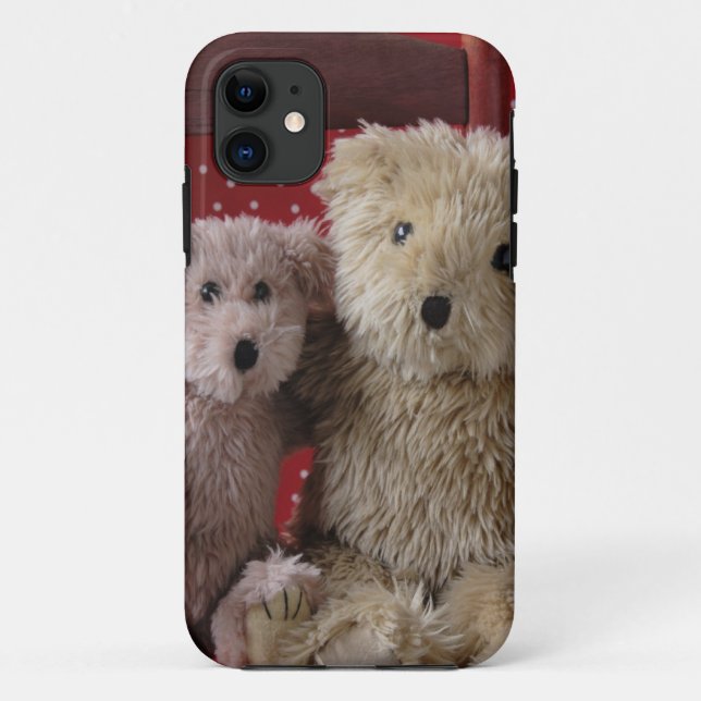 teddy bears in a chair iPhone 5 barely there Case-Mate iPhone Case (Back)