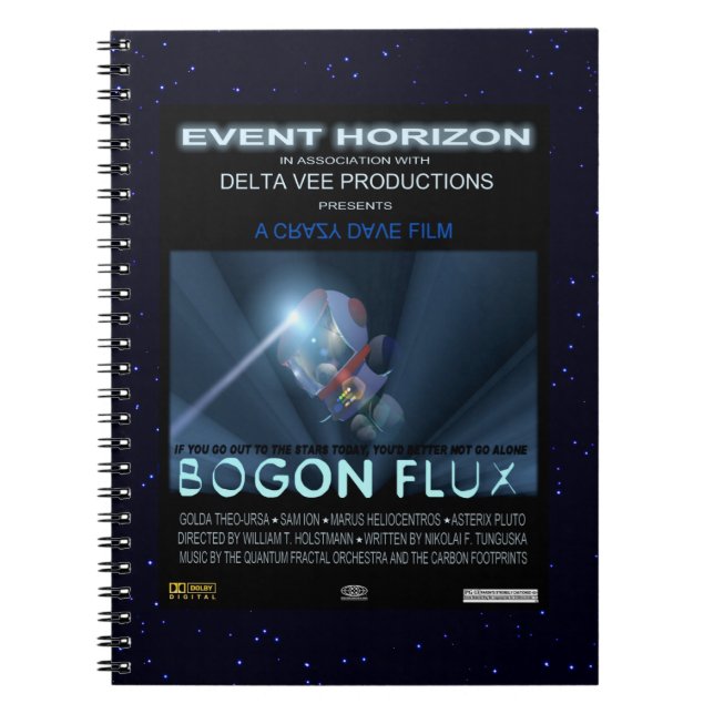 Teddy Bears In Space Notebook (Front)