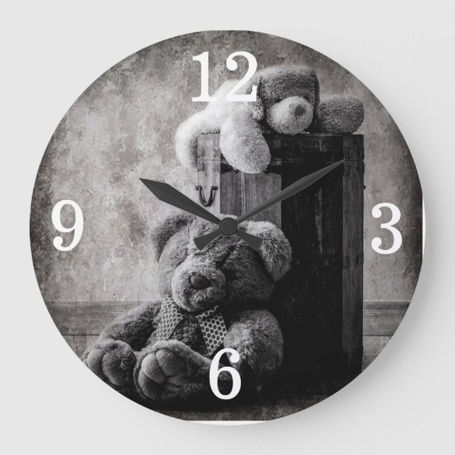 Teddy Bears Large Clock (Front)