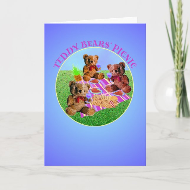 Teddy Bears Picnic Card (Front)