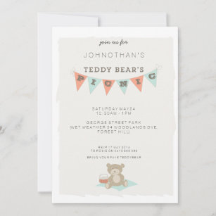 Teddy Bear's Picnic Invitation