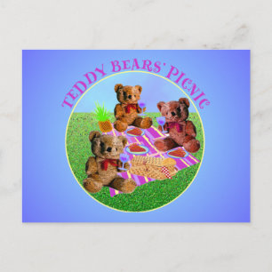 Teddy Bears Picnic Postcard