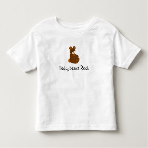 Teddy Bears Rock Toddler T-Shirt