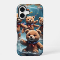 Teddy Bears Swimming in a Pool of Fish