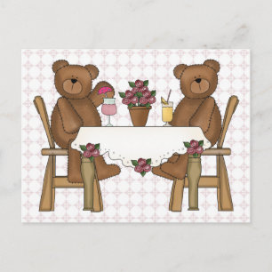 Teddy Bear's Time for Lemonade Postcard