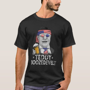 Teddy Boozedevelt Theodore Roosevelt 4th Of July M T-Shirt