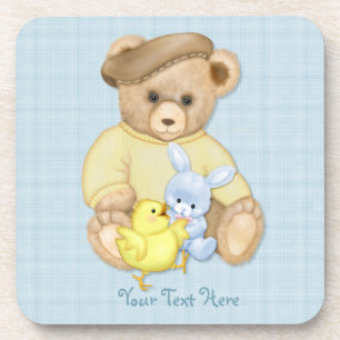 Teddy Boy Easter Coaster