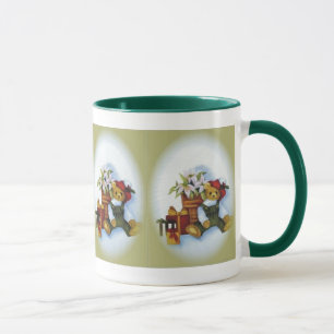 teddy christmas mug