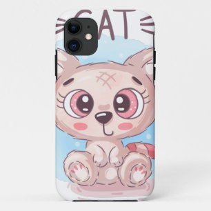 Teddy Cute Cat iPhone 11 Case