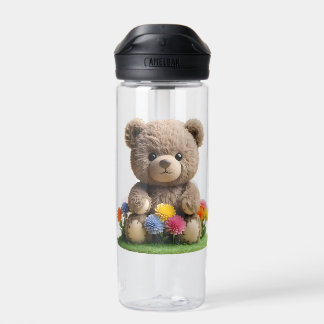 Teddy_design- by Maaya Prints,  Water Bottle