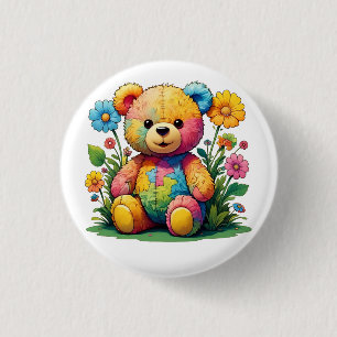 Teddy_design.no.3- by Maaya Prints, button