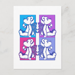 Teddy Foursome Postcard