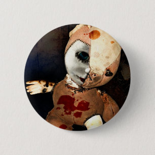 Teddy Freak 6 Cm Round Badge