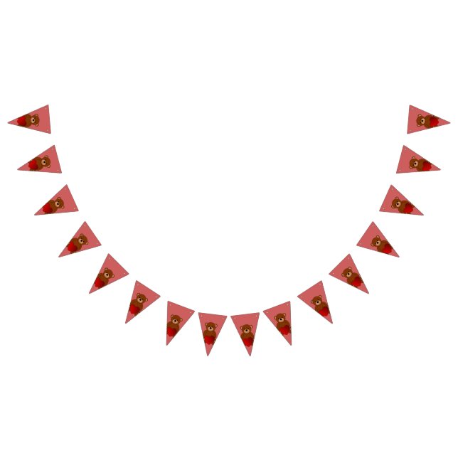 Teddy Love Bunting (All)