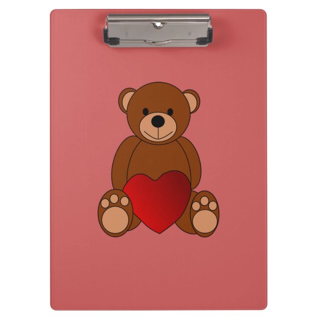 Teddy Love Clipboard (Front)